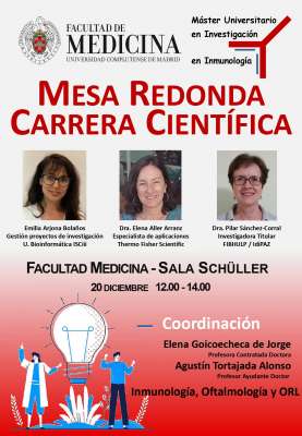 MESA REDONDA CARRERA CIENTIFICA. 20 de Diciembre 2024